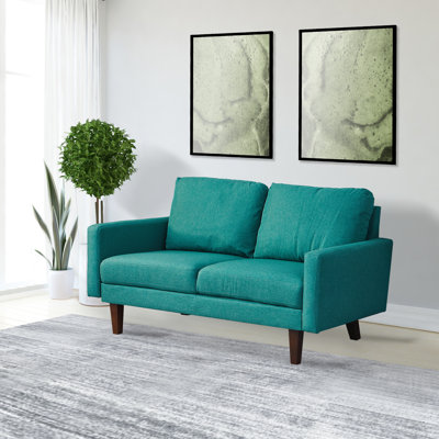 Jahi Fabric 59'' Reception Loveseat