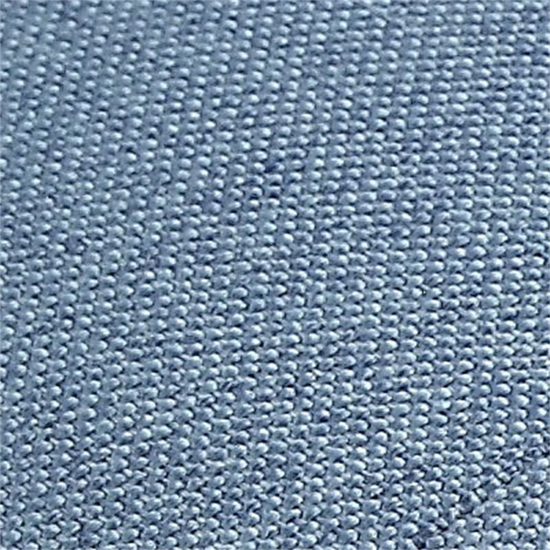 Banc en tissu Charla bleu clair et finition chêne, Bleu clair