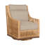 Outdoor Peninsula Gliding Wicker/Rattan Chair with Cushions-301211511-301233306-396858731