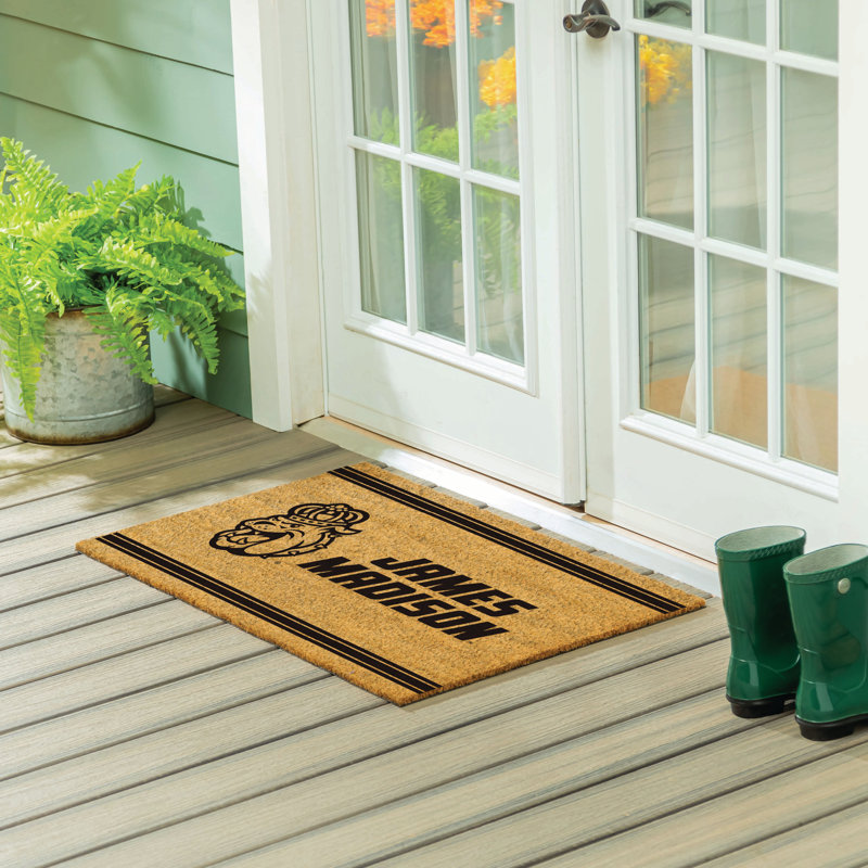 James Madison University Large Coir Mat, 36"x24"