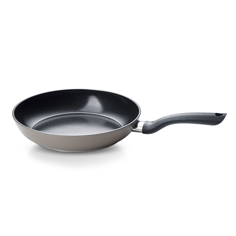 Fissler Essential 11 Inch Ceramic Nonstick Frying Pan, Orbit Black Interior with Warm Grey Exterior, 11 Inch
