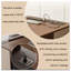 Bureau rectangulaire 70,87 po-129105201