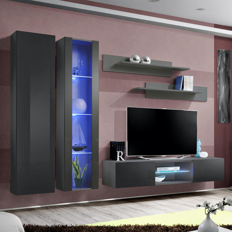 Meuble audio-vidéo Fly 100 A, Gris