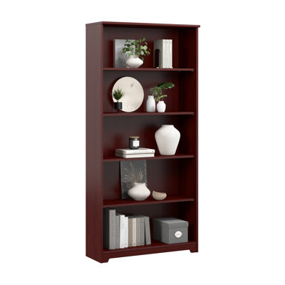 Tall 5 Shelf Bookcase in Harvest Cherry