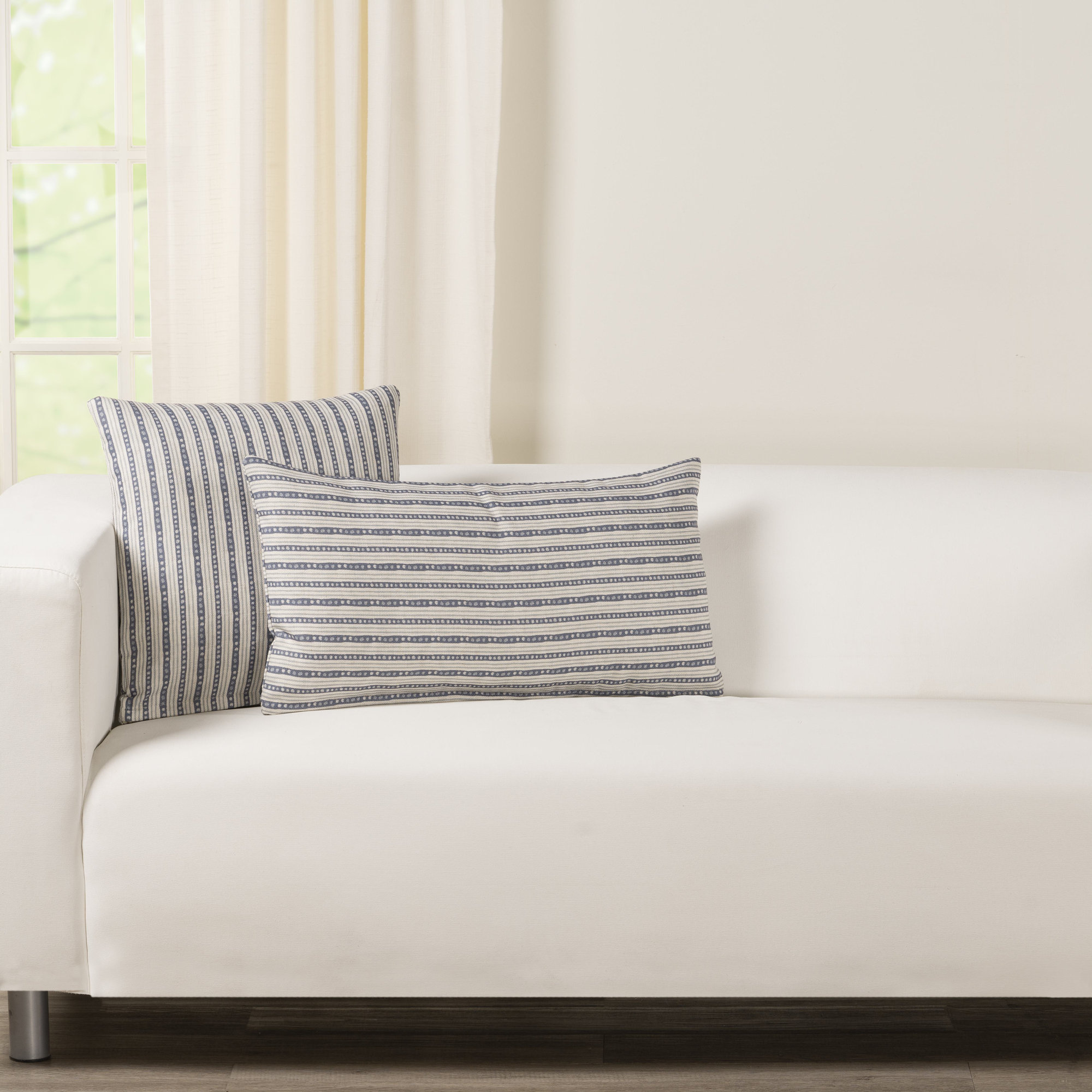 Weatherford Geometric Lumbar Throw Pillow, Ink