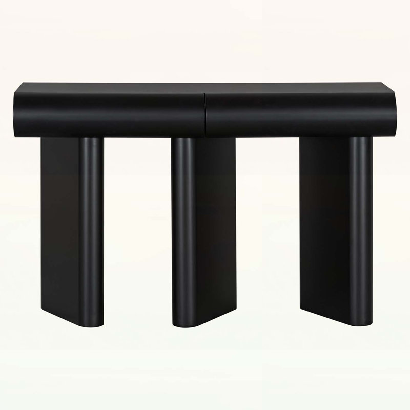 Space-Saving Hallway Table for Small Apartments and Foyers, Black