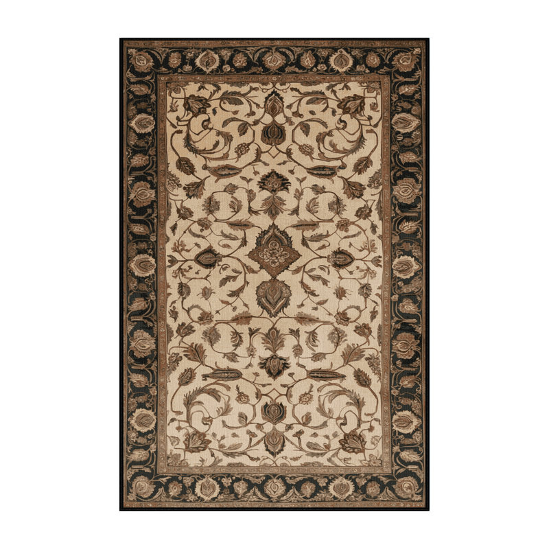 Tapis brun lavable à la machine, Tapis de couloir 2 pi x 4 pi