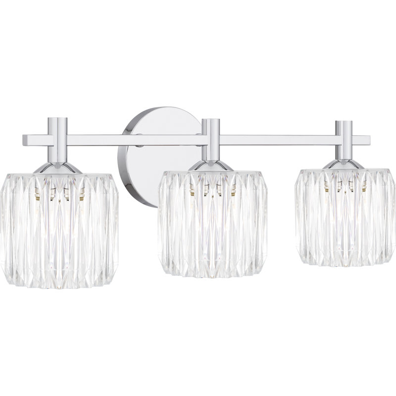 Luminaire de salle de bain Altrud, Chrome poli