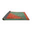 Tapis de zone verte/orange contemporaine-304474765