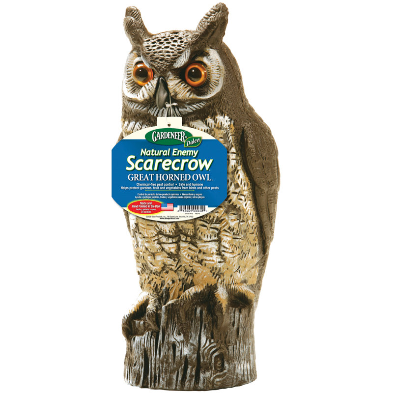 Statue hibou moulé