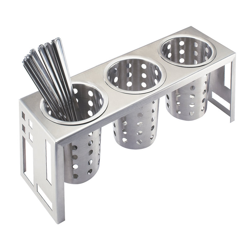 Squared Cylinder Display, Stainless Steel