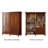 American Retro Light Luxury Brown Wardrobe