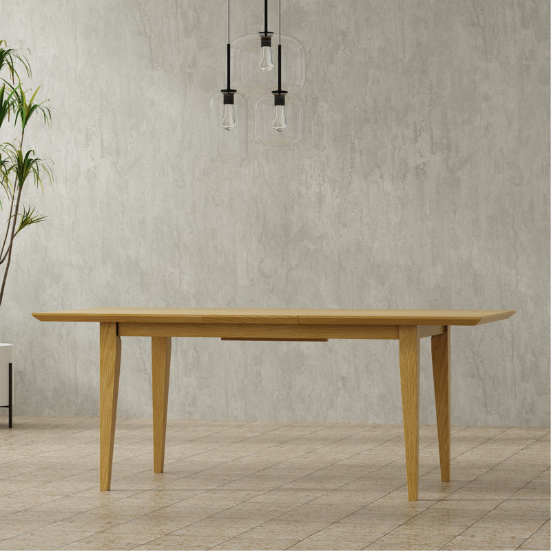Table de salle à manger extensible contemporaine 60 à 76 po x 36 po Colby