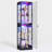67.9'' H x17.7'' W Glass Curio Cabinet with Adjustable Glass Shelves, 6-Tier Display Cabinet  with RGB Lights-1907979180