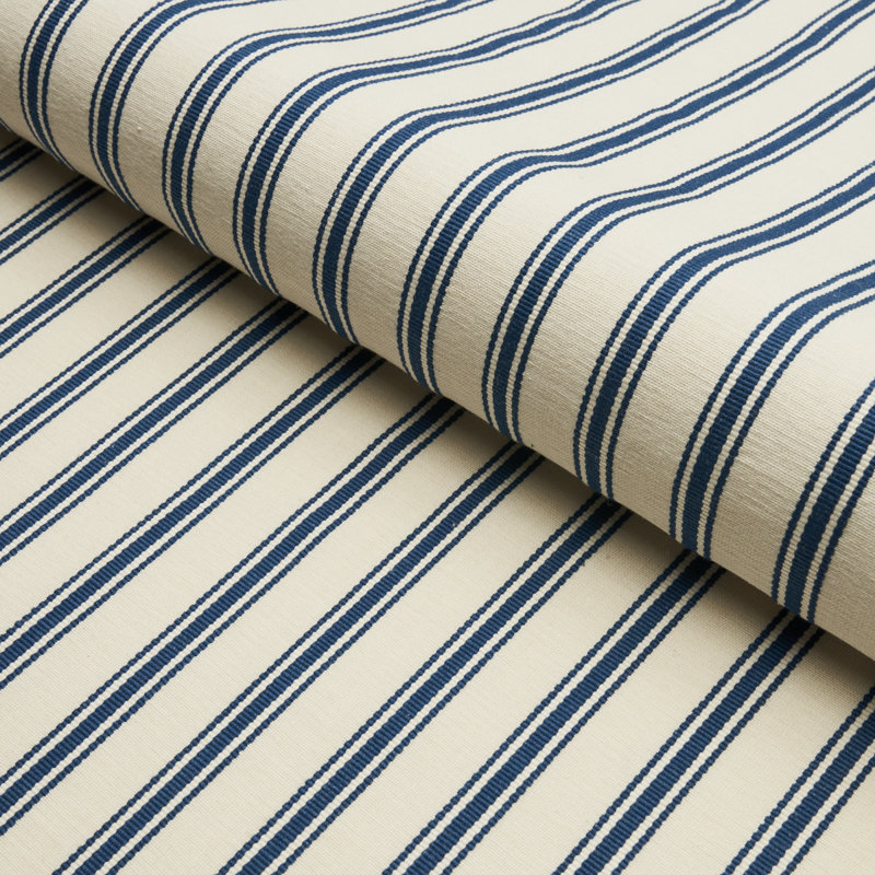 Tissu à rayures Marquet, Marine