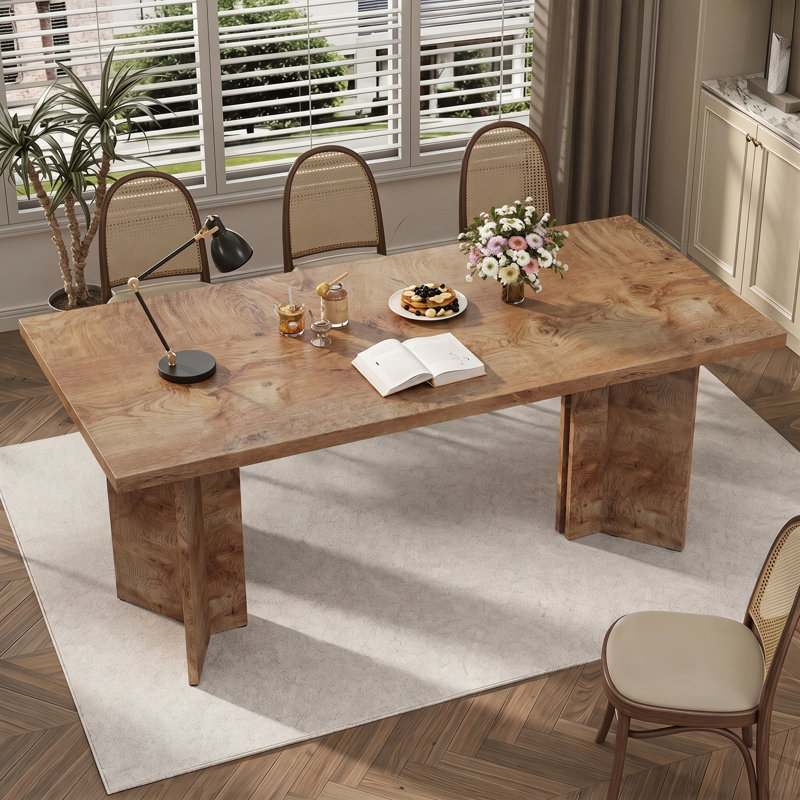 Rahn Dining Table, Light Oak Brown