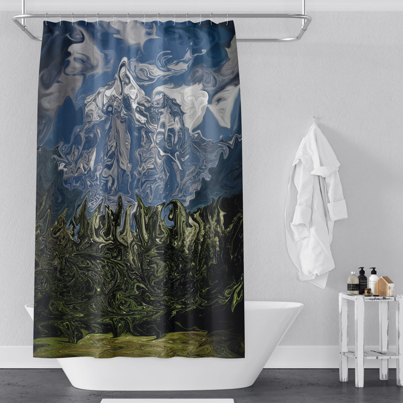Heeter Shower Curtain, 93" H x 70" W