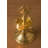 7" Brass Peacock Lamp (Annam Diya) – Handmade Indian Ritual Diya for Puja, Altar, and Artistic Home Accent