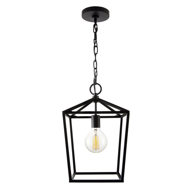 Luminaire suspendu lanterne 1 lumière Halle