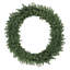 Couronne de Noël artificielle canadienne en pin de taille commerciale non éclairée-1052504341