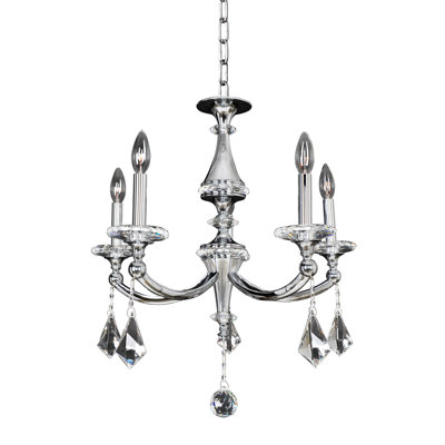 Lustre en chrome / transparent Floridia 5 LT Allegri
