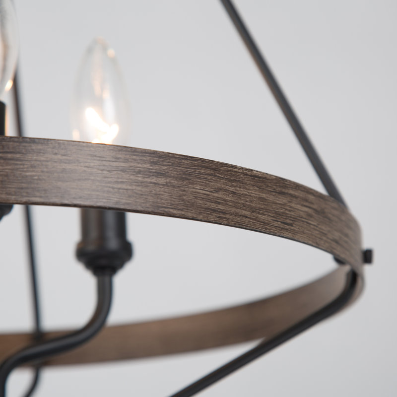 Lustre géométrique 4 lumières Burkhead