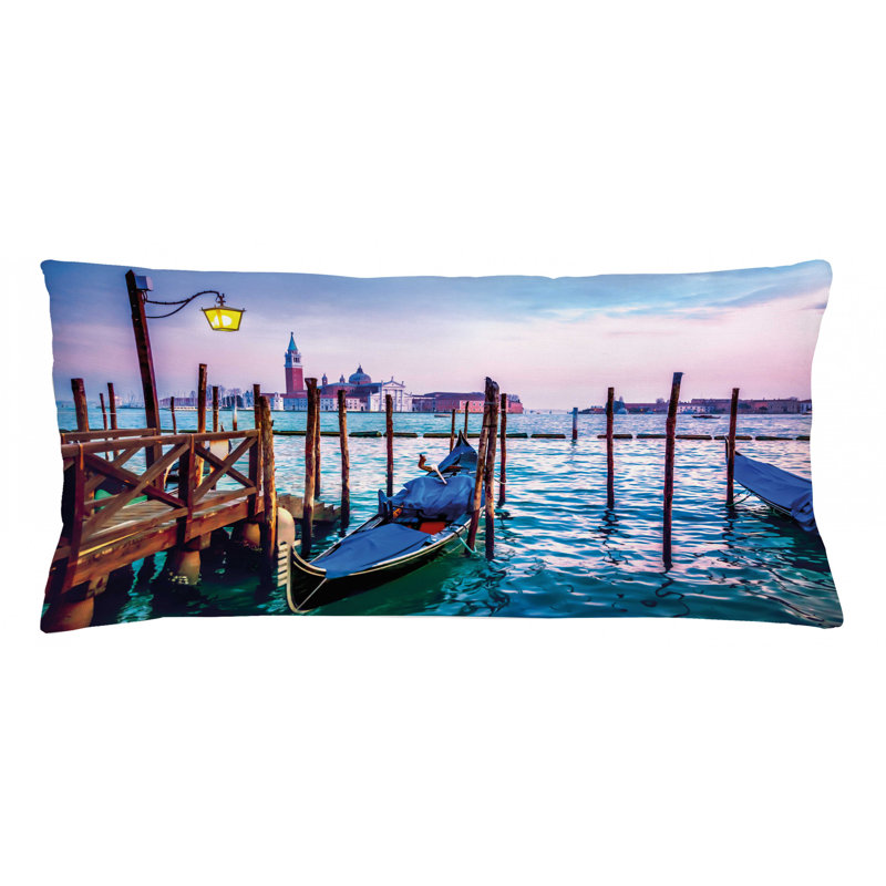 Housse de coussin lombaire intérieur/extérieur venice, 16 po x 36 po