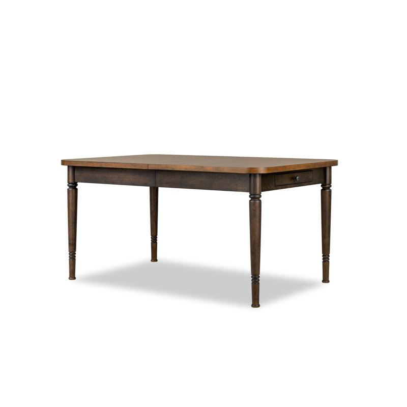 Table avec pieds en placage de bois franc rustique Sachar