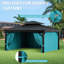 Rideaux à 4 panneaux latéraux pour pavillon de jardin, seulement rideaux-113300389-111656004