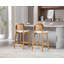 Tabouret de comptoir en bois massif de 25,5 po Azarah-2051142281-2060694483