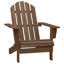 Highland Dunes Garden Adirondack Chair with Ottoman and Table Solid Fir Wood-1829923069