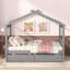 Lit maison en bois avec tiroirs, naturel-787244887-787244880