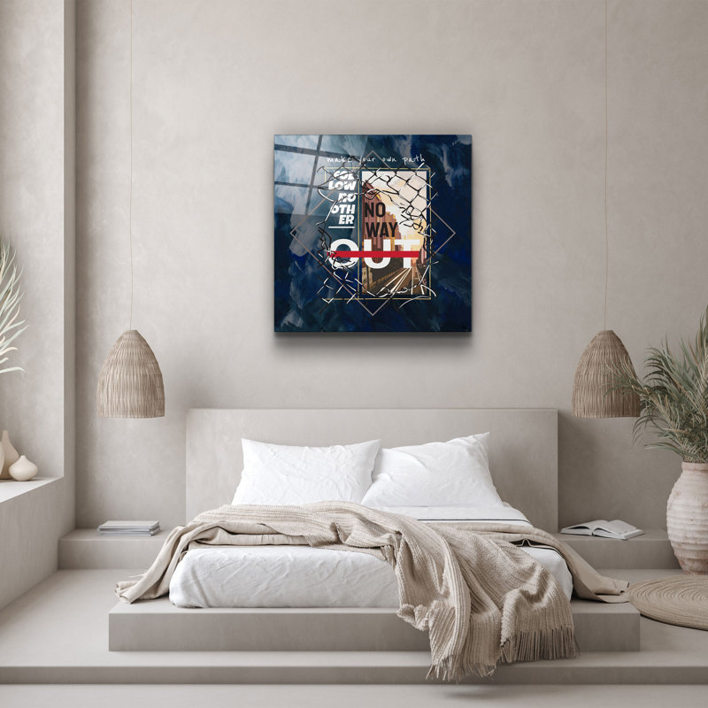 Elegant Decorative Tempered Glass Painting, 40 x 40 Inches | 100% Tempered Glass, Thickness: 0.16 Inches | UV Printing for Vibrant Colors & Durability | Perfect for Home Decor & Art Enthusiasts