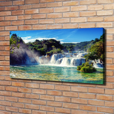Krka Waterfalls - Wrapped Canvas Print