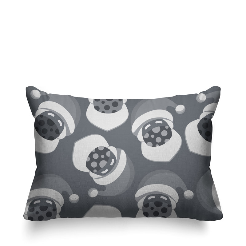 Coussin intérieur / extérieur Santa Claus, Gris