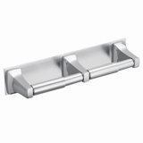 Hotel Motel Commercial Double Roll Surface Toilet Paper Holder in Polished Chrome