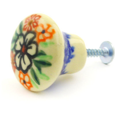 Oversized Handpainted Mushroom Knob