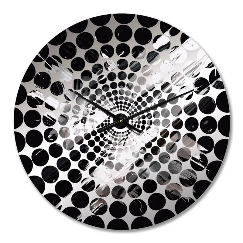 Frothi - Horloge murale géométrique abstraite, Médium