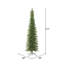 Sapin de Noël artificiel filiforme vert-107088331
