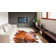 Tapis classique en cuir de vache Charline