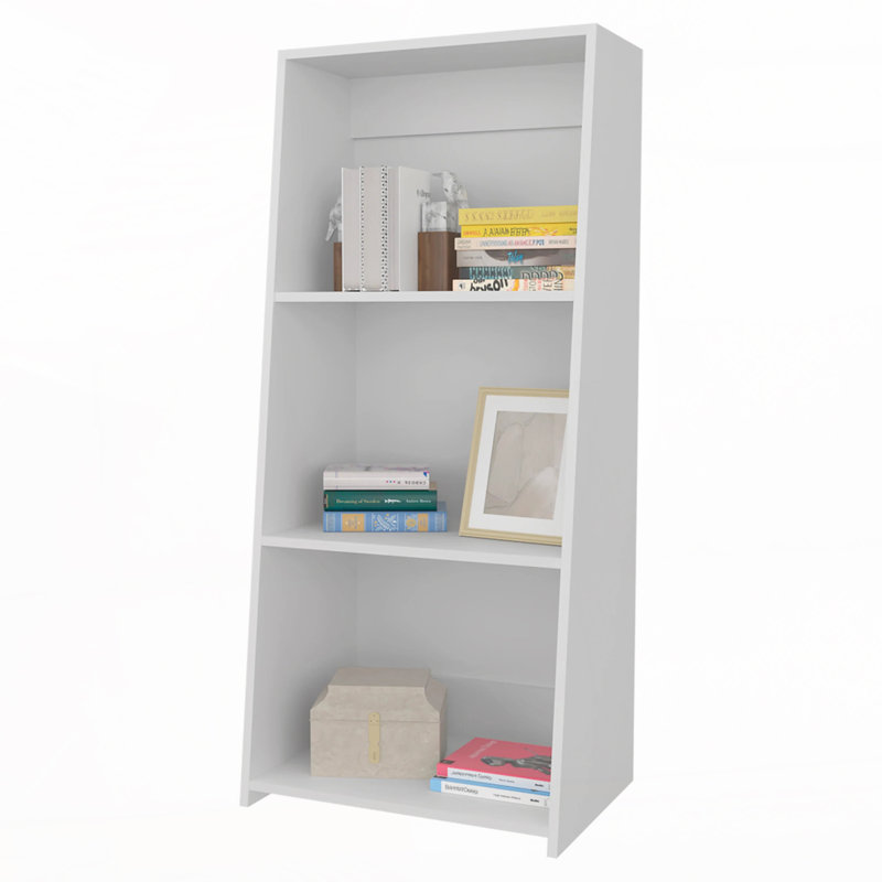 Bookcase with 3 Shelf, White