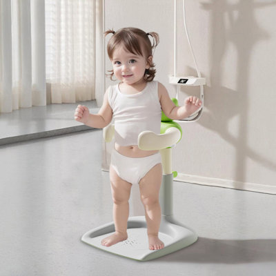 Baignoire pour bébé avec support de pomme de douche, tour de douche réglable et antidérapante pour tout-petit debout pour les bébés de 6 à 36 mois