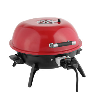 Barbecue électrique de comptoir, barbecue électrique intérieur / extérieur à double couche portable pour l'intérieur et l'extérieur, 1 600 W