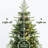 3.9Ft Pre-Lit Green Artificial Christmas Pine Tree with Square Wood Pot