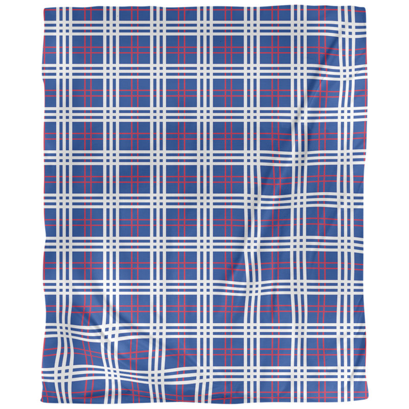 Housse de couette simple Arizona football Luxury, Microfibre, Housse de couette simple TG, Bleu / Rouge / Blanc
