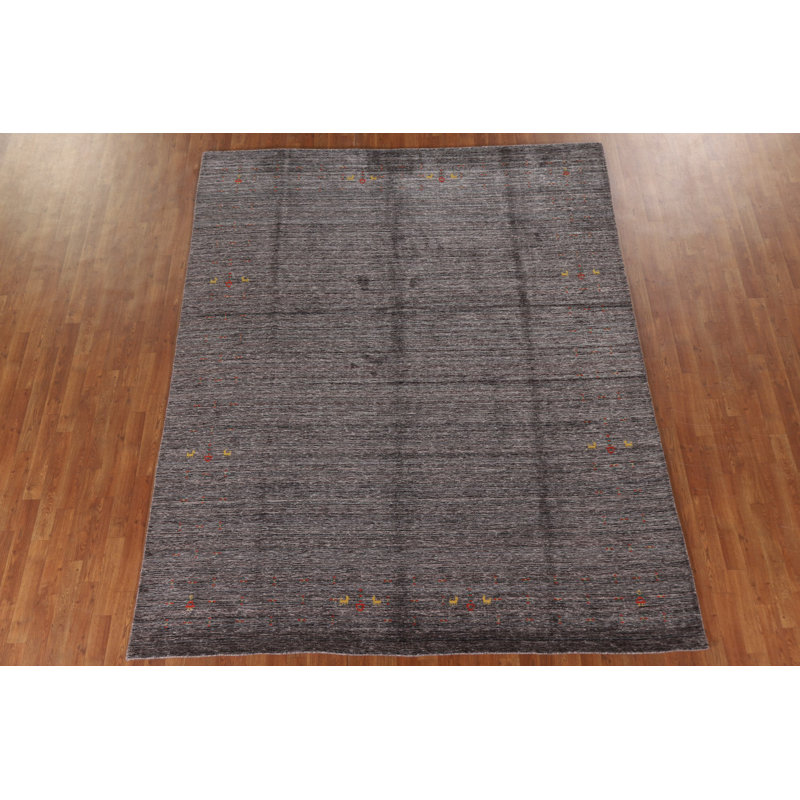 Tapis rayé Gabbeh 8 x 10