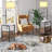 Floor Lamp With Side Table, Rustic End Table With USB & Type-C Ports, 2 Outlets And Storage Drawers, Adjustable Lampshade For Living Room Bedroom