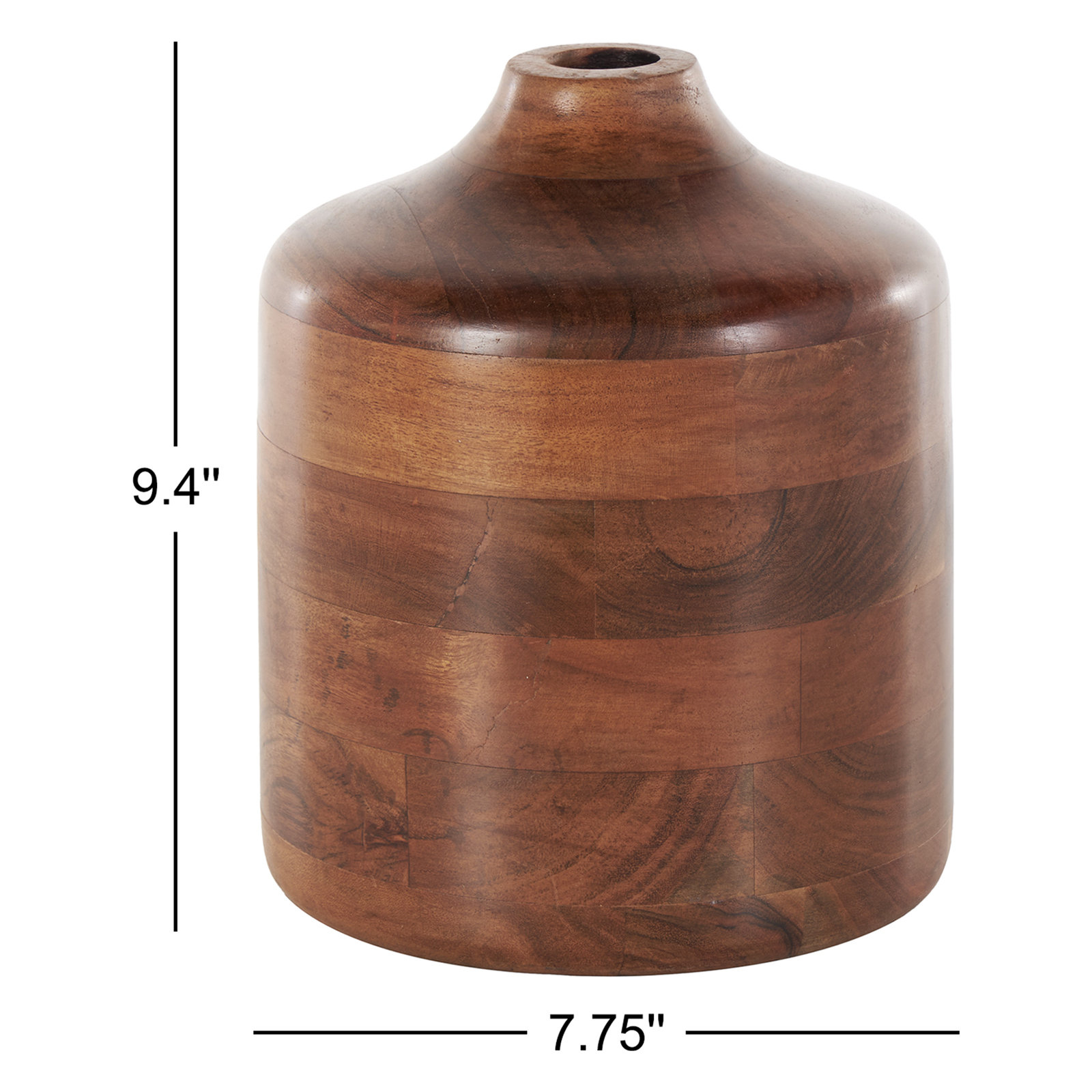 Wood Table Vase
