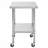 Stainless Steel Table With Wheels, Stainless Table For Prep & Work, 24X30x36" Commercial NSF Metal Table For Restaurant Kitchen Hotel Garage