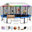 Trampoline d'extérieur rond 16 pi avec enceinte de sécurité Fiziti Trampoline-122511468